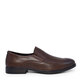 Pantofi tip loafers bărbați Benvenuti negri din piele 3857BPF438N
