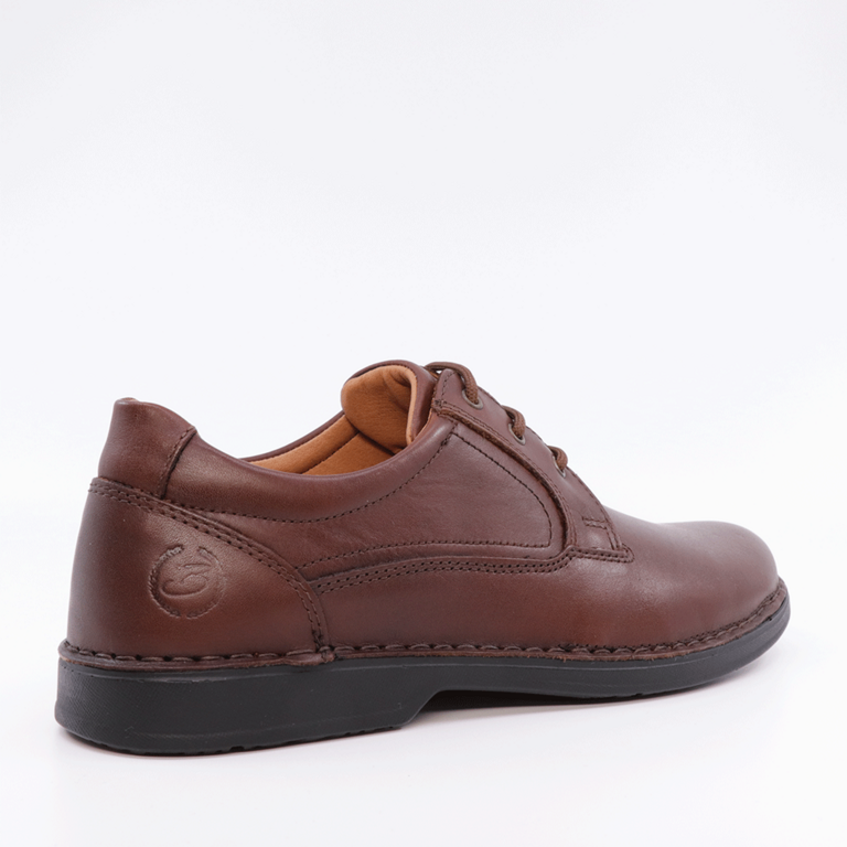 Pantofi derby bărbați Benvenuti comfort plus maro din piele 775BP22392M 