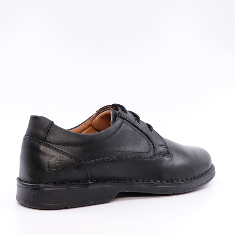 Pantofi derby bărbați Benvenuti comfort plus negri din piele 775BP22392N