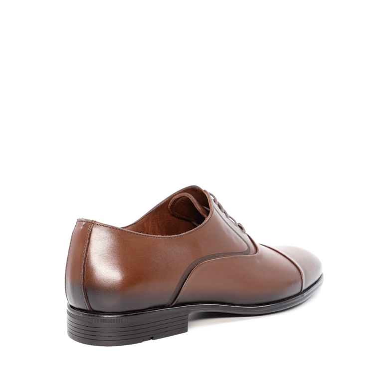 Pantofi oxford bărbați Benvenuti maro din piele 1605BP4119M