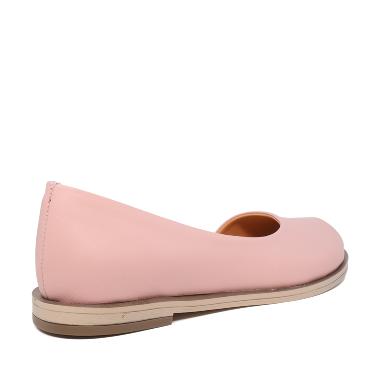 Pantofi decupați femei Benvenuti roz din piele 2755DD2110RO 