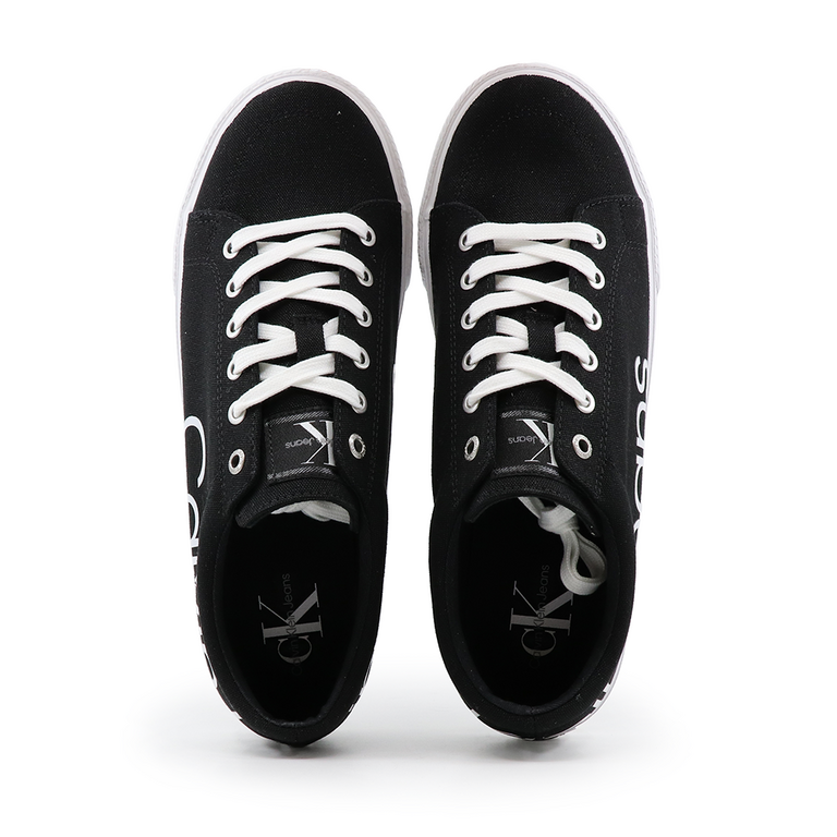 Sneakers bărbați Calvin Klein negri din material textil 2373BPS0307N