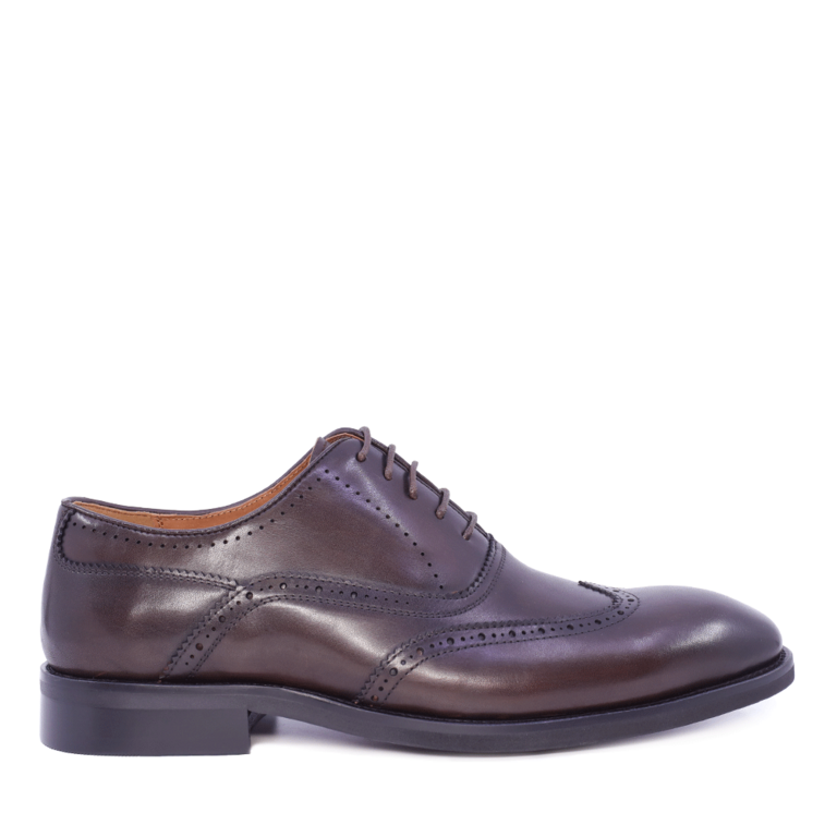 Pantofi oxford bărbați Enzo Bertini maro  din piele 1646BP222126M