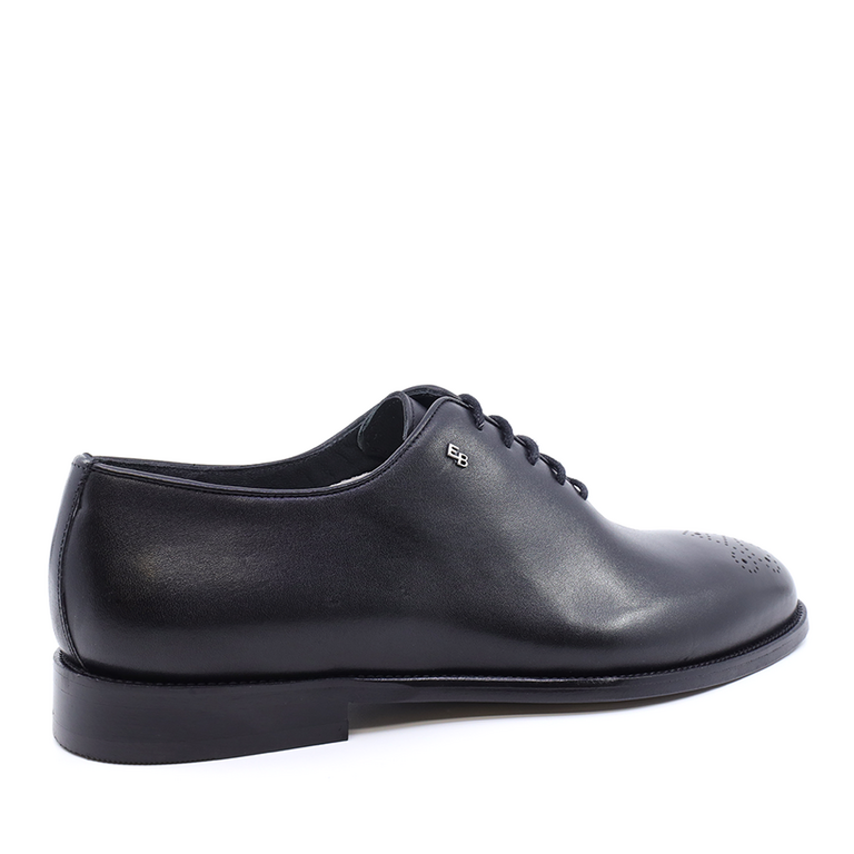 Pantofi oxford bărbați Enzo Bertini negri din piele 3385BP2475N