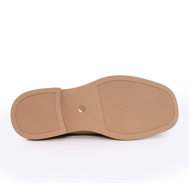 Pantofi tip loafer femei Enzo Bertini taupe din piele naturală 1127DP1143TA