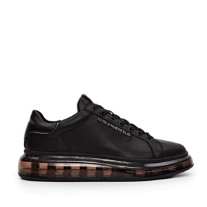 Sneakers bărbați Karl Lagerfeld negri din piele 2057bp52625n 