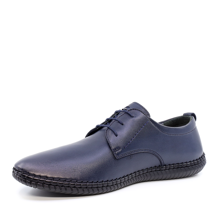 Pantofi bărbati Luca di Gioia bleumarin din piele naturală 2095BP22401BL