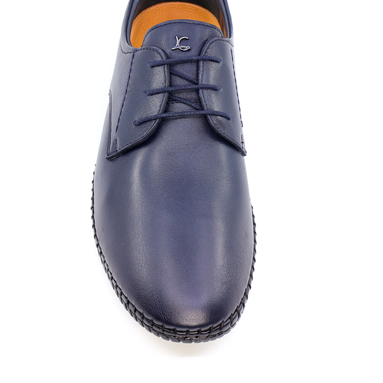 Pantofi bărbati Luca di Gioia bleumarin din piele naturală 2095BP22401BL
