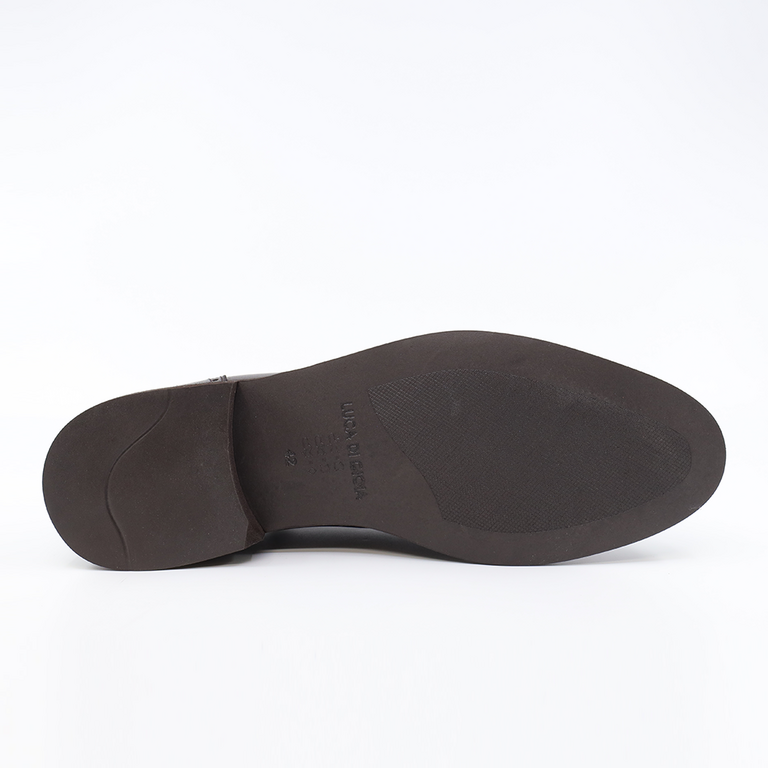 Pantofi Oxford bărbați Luca di Gioia negri din piele  3685BP2483M