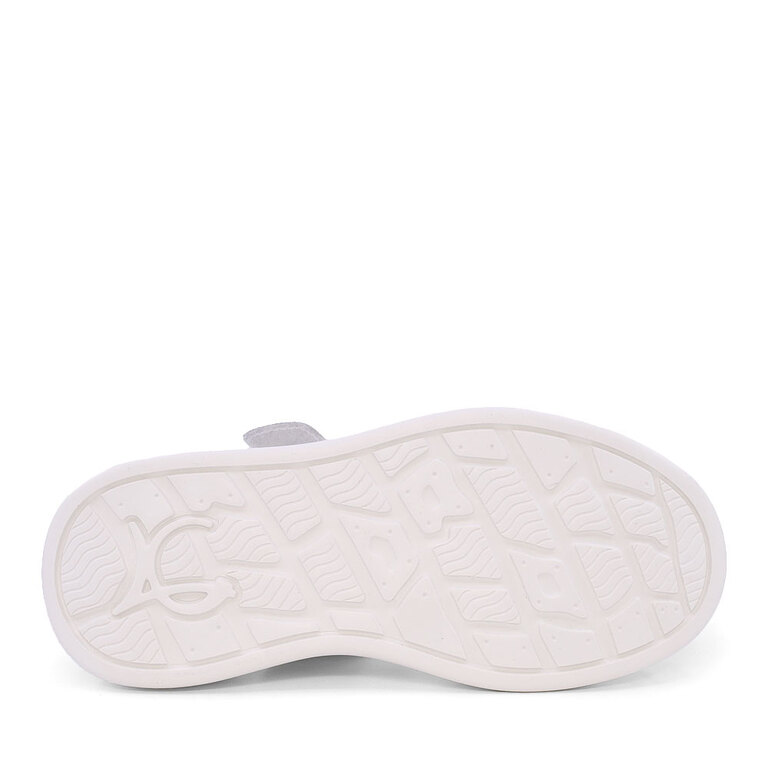 Sandale cu perimetru reglabil femei Luca di Gioia albe  din piele naturală 3847DS102A