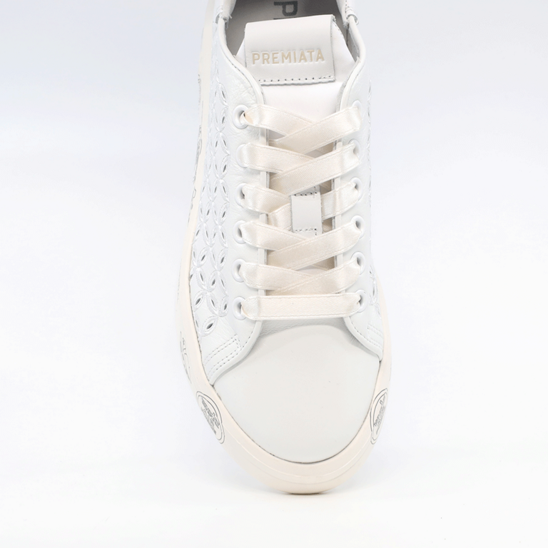 Sneakers femei Premiata Belle albi din piele 1695DPF6283A