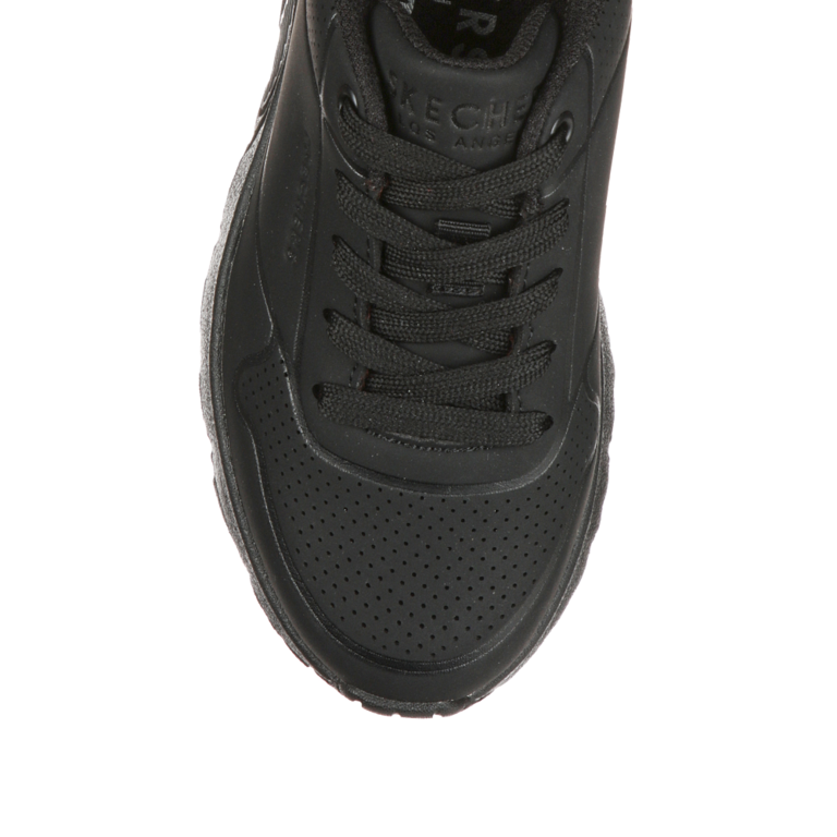 Pantofi sport baieți Skechers negri din sintetic 1966MP403694N