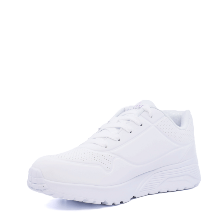 Pantofi sport femei Skechers Uno Lite Spread the Love albi din sintetic cu print 1967DP314064A