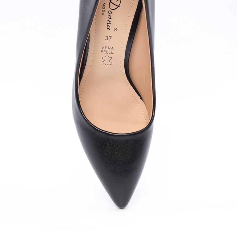 Pantofi femei Solo Donna negri cu toc înalt 1166DP2110N