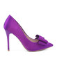 Pantofi stiletto femei Solo Donna bleumarin din satin 1167DP2810RABL