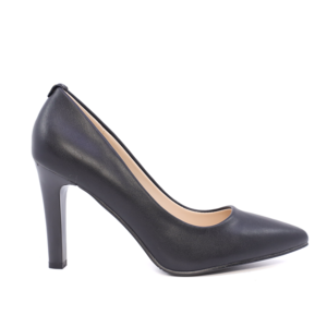 Pantofi stiletto femei Solo Donna negri din piele sintetică cu toc înalt 1166DP5100N
