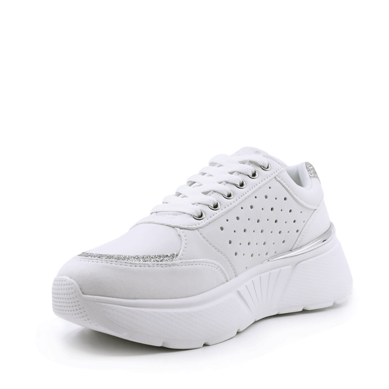 Sneakers femei Solo Donna albi din sintetic 2547DP0534A