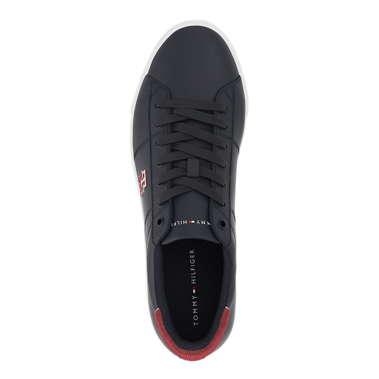 Sneakers bărbați Tommy Hilfiger bleumarin cu logo lateral 3415BP4350BL